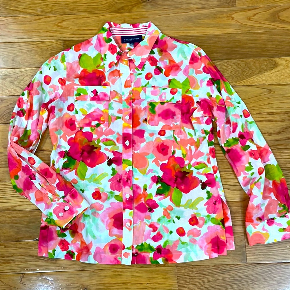 Floral Button Down